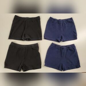 TCP  Navy/Black Cartwheel Short Set Girls M (7/8)